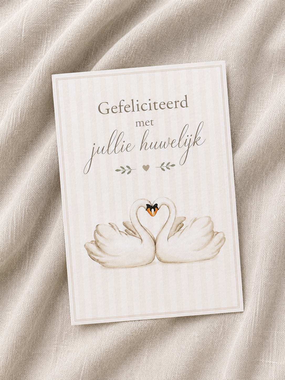 Wenskaart – Gefeliciteerd met jullie huwelijk