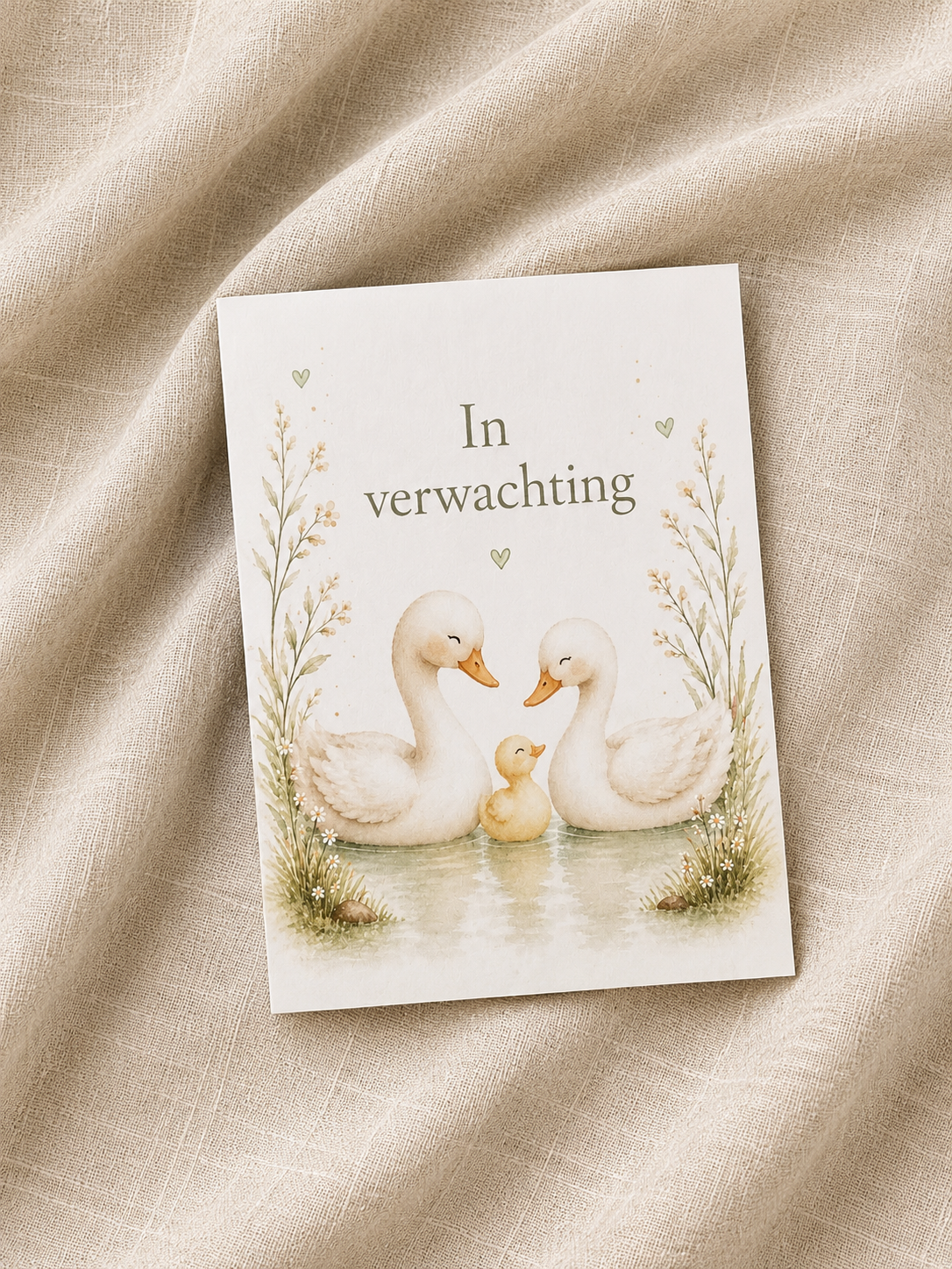 Wenskaart In verwachting