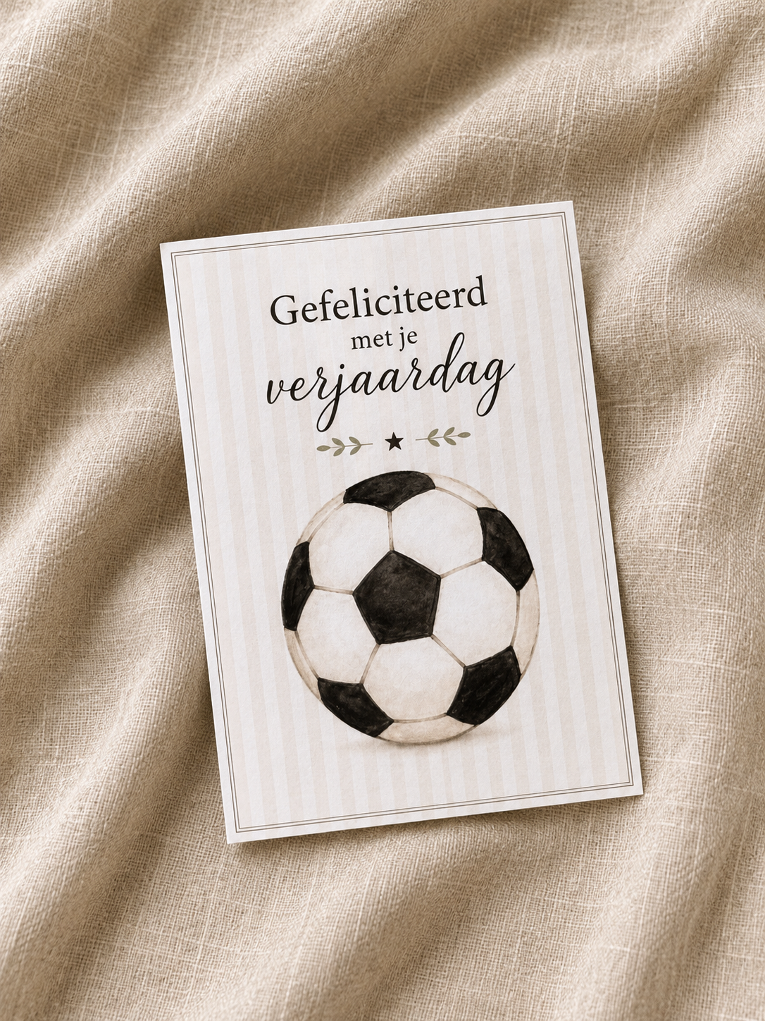 Gefeliciteerd met je verjaardag – Voetbal
