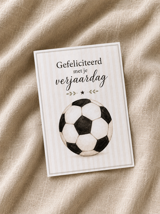 Gefeliciteerd met je verjaardag – Voetbal